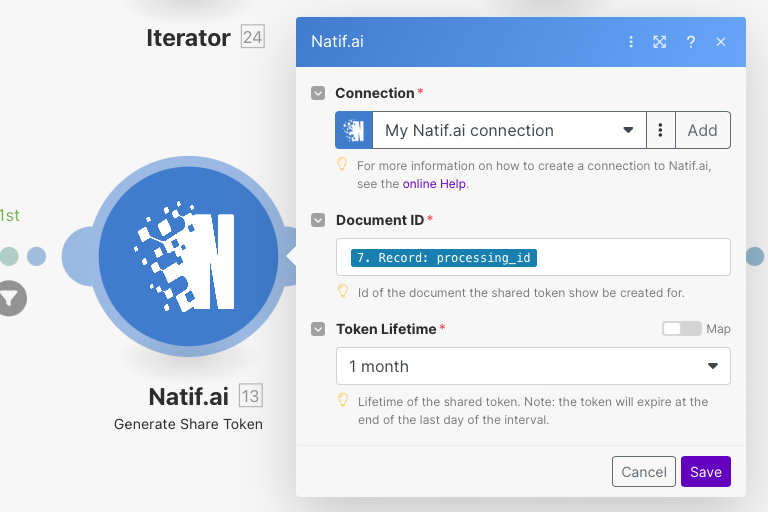 natif.ai module configuration